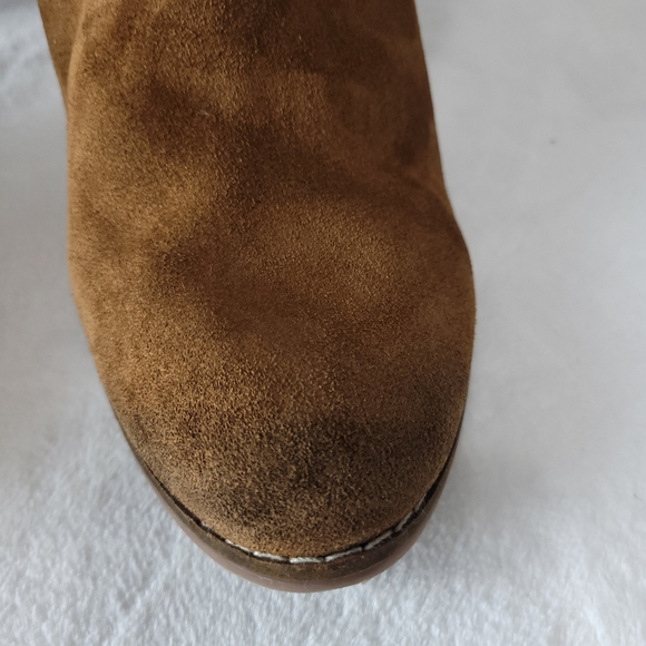 Zodiac Pandell USA brown  suede ankle buckle slouch boot size 8.5 - Picture 4 of 16